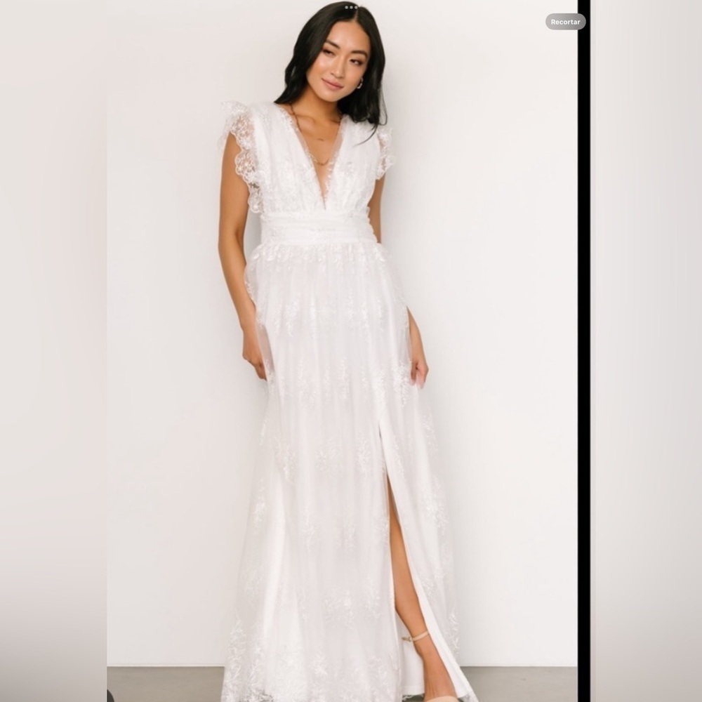 SOIEBLU DRESS WITH A SOFT TEXTURE THAT SEEMS TO BLOOM ON THE SKIN SIZE  S - Picture 2 of 8